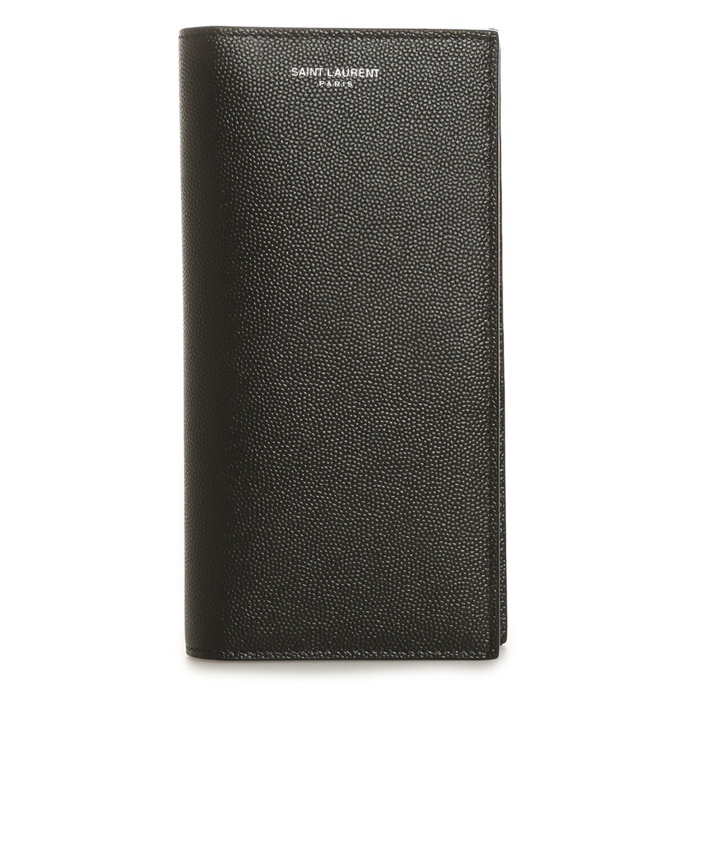 Кожаный кошелек Saint Laurent 396308-BTY0N, черный цвет • Купить в интернет-магазине Kameron