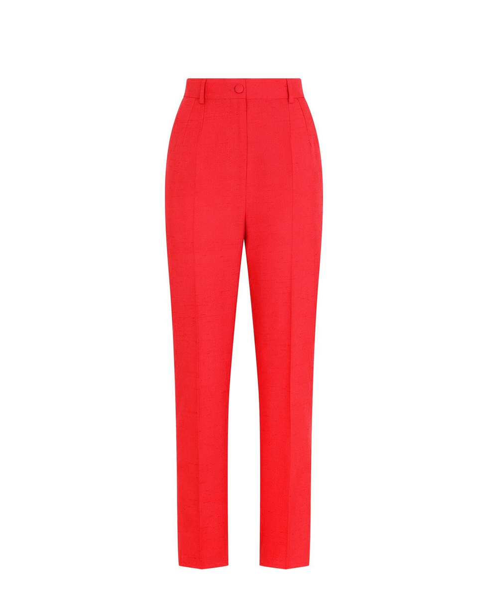 Шелковые брюки Dolce&Gabbana FTAM2T-HUMCA, красный цвет • Купить в интернет-магазине Kameron