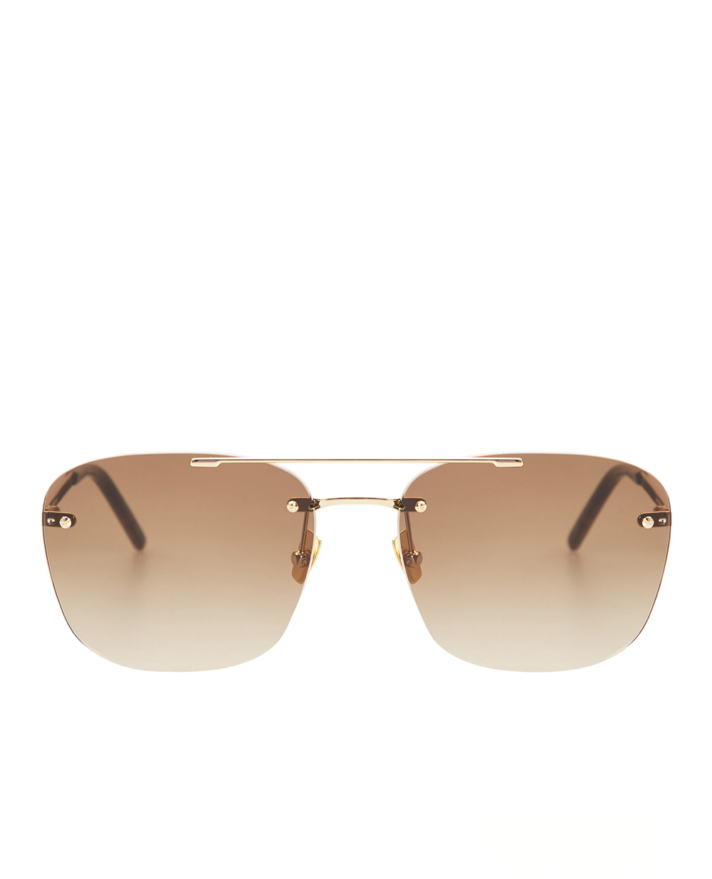 Сонцезахисні окуляри Saint Laurent 679559-Y9902, коричневий колір • Купити в інтернет-магазині Kameron