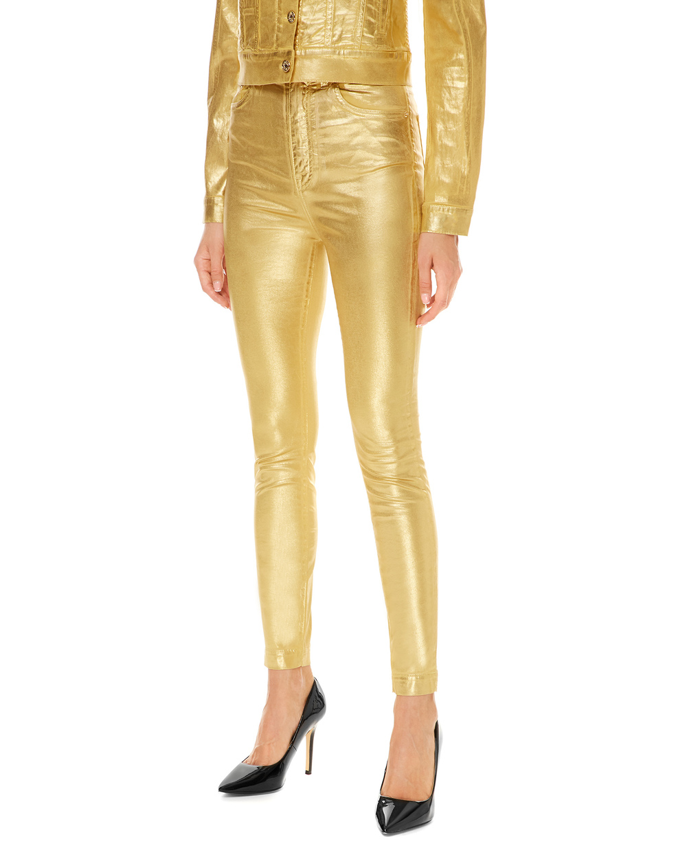 Джинси Dolce&Gabbana FTBXHD-G900T, золотий колір • Купити в інтернет-магазині Kameron