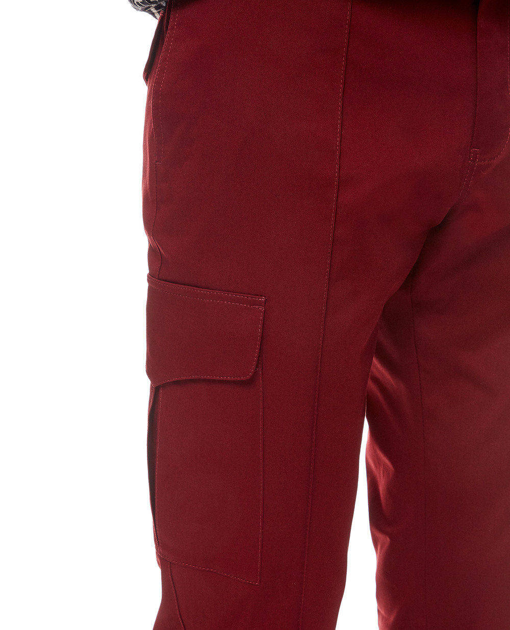 Штани Dolce&Gabbana GWBWET-FUFJR, бордовий колір • Купити в інтернет-магазині Kameron