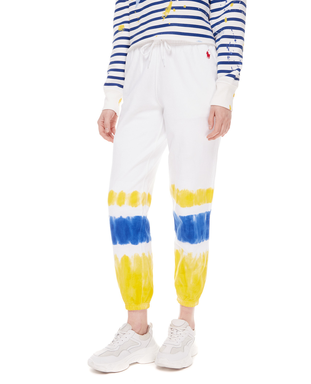 Спортивні брюки Polo Ralph Lauren 211856691002, білий колір • Купити в інтернет-магазині Kameron