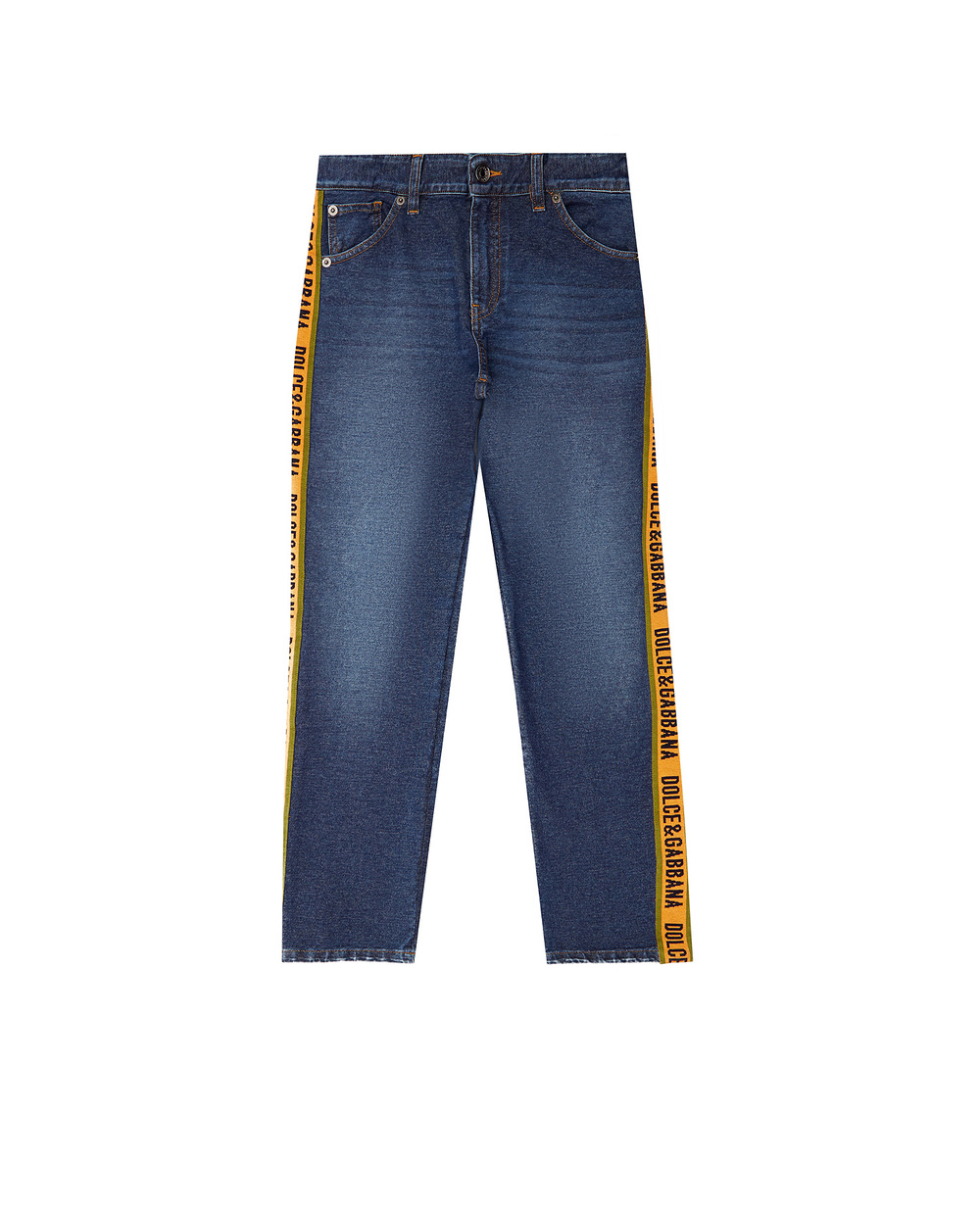 Дитячі джинси Dolce&Gabbana Kids L4JPBL-G7WWN-S, синій колір • Купити в інтернет-магазині Kameron