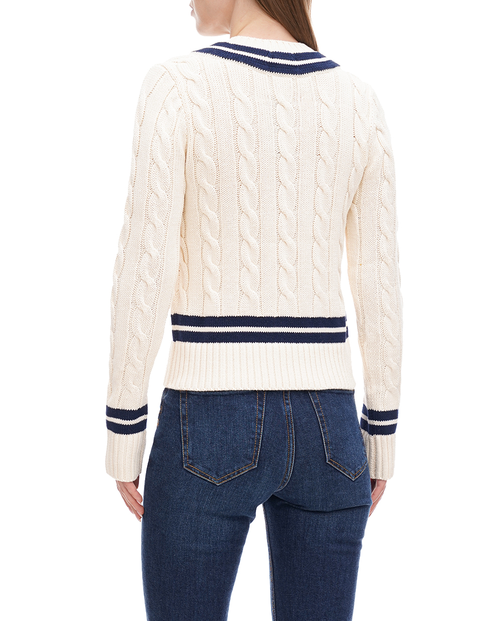 Пуловер Polo Ralph Lauren 211915753001, молочний колір • Купити в інтернет-магазині Kameron