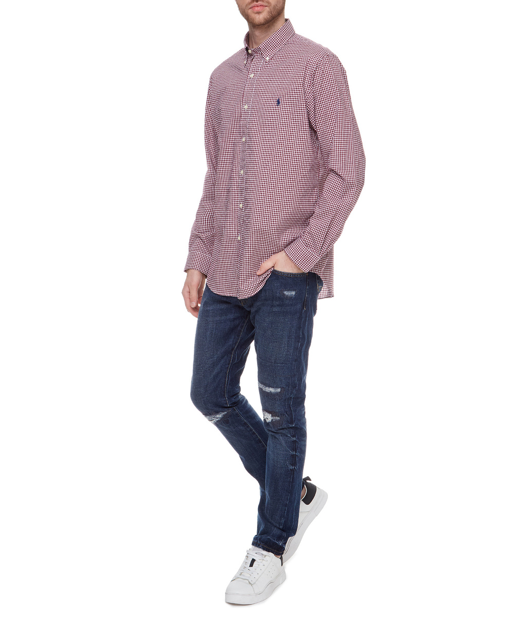 Рубашка Polo Ralph Lauren 710798110005, разноцветный цвет • Купить в интернет-магазине Kameron
