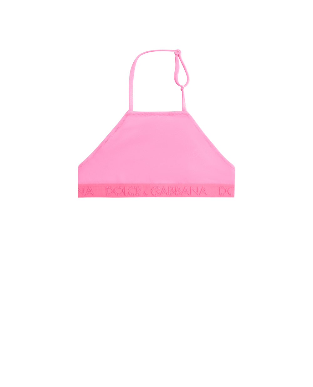 Дитячий ліф від купальника Dolce&Gabbana Kids L5JN65-G7B4V-S, рожевий колір • Купити в інтернет-магазині Kameron