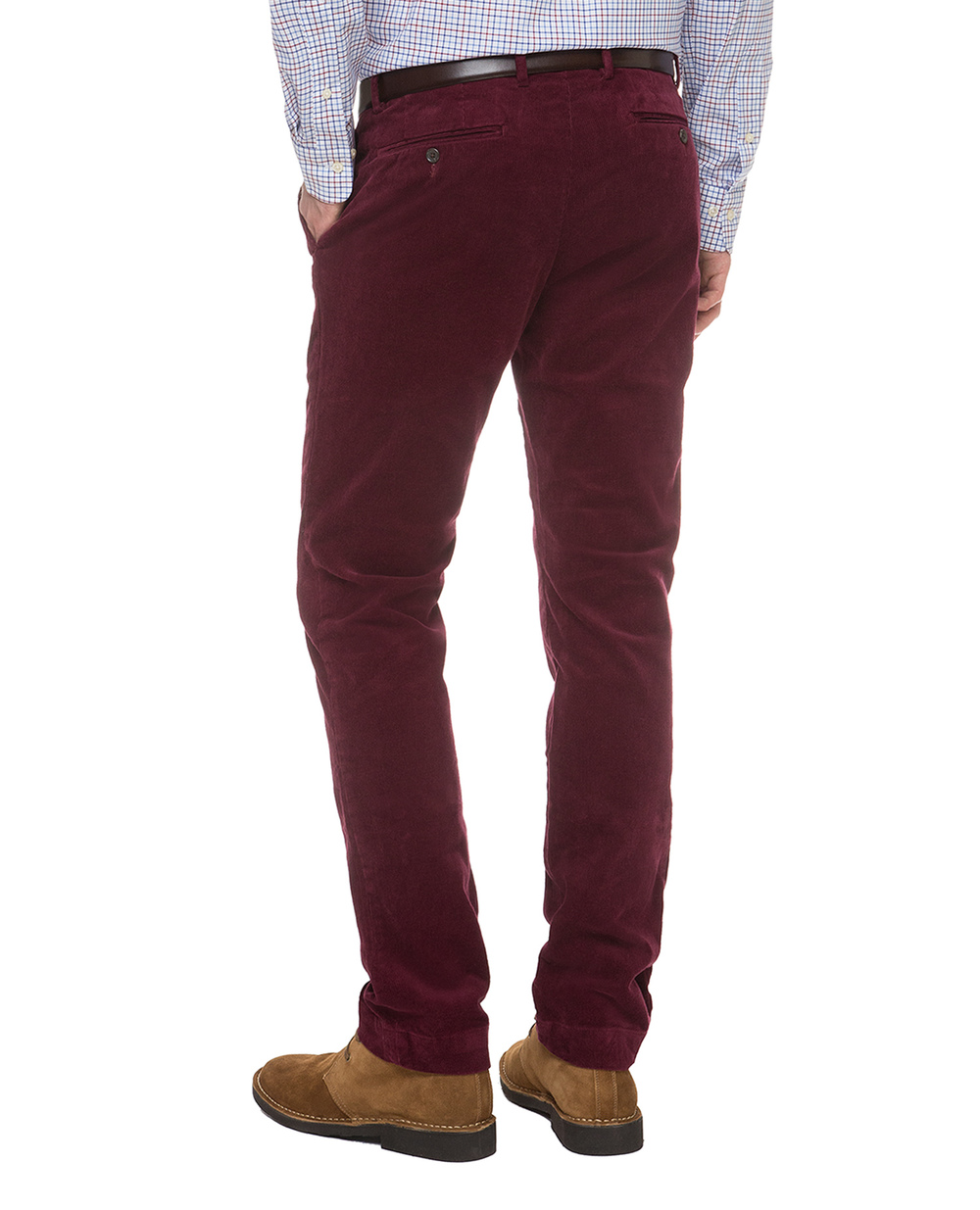 Вельветові штани Polo Ralph Lauren 710722642008, бордовий колір • Купити в інтернет-магазині Kameron