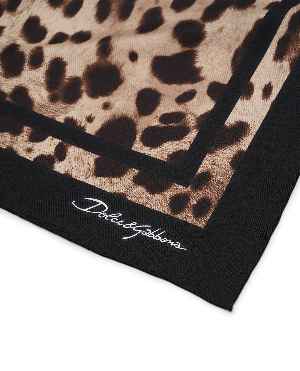 Хустка Dolce&Gabbana FN092R-GDCF5, коричневий колір • Купити в інтернет-магазині Kameron