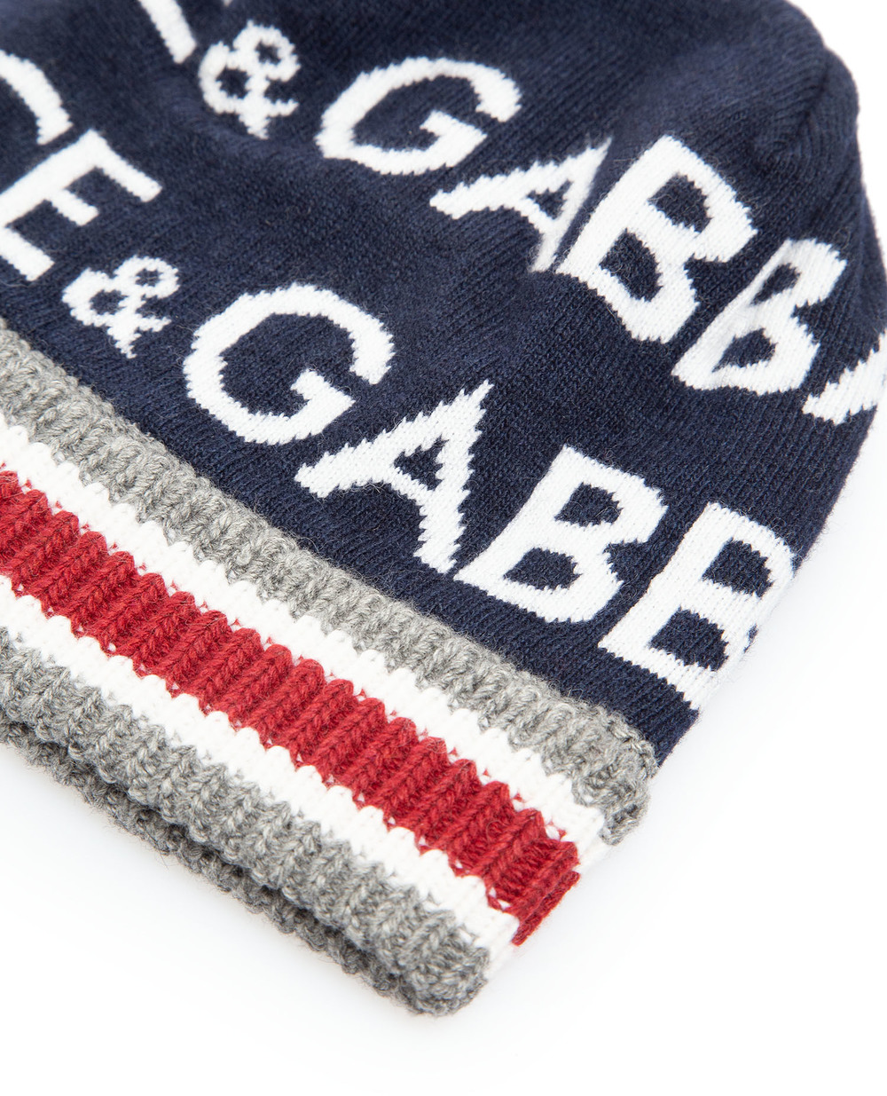 Вовняна шапка Dolce&Gabbana LBKH23-JAMC9, синій колір • Купити в інтернет-магазині Kameron