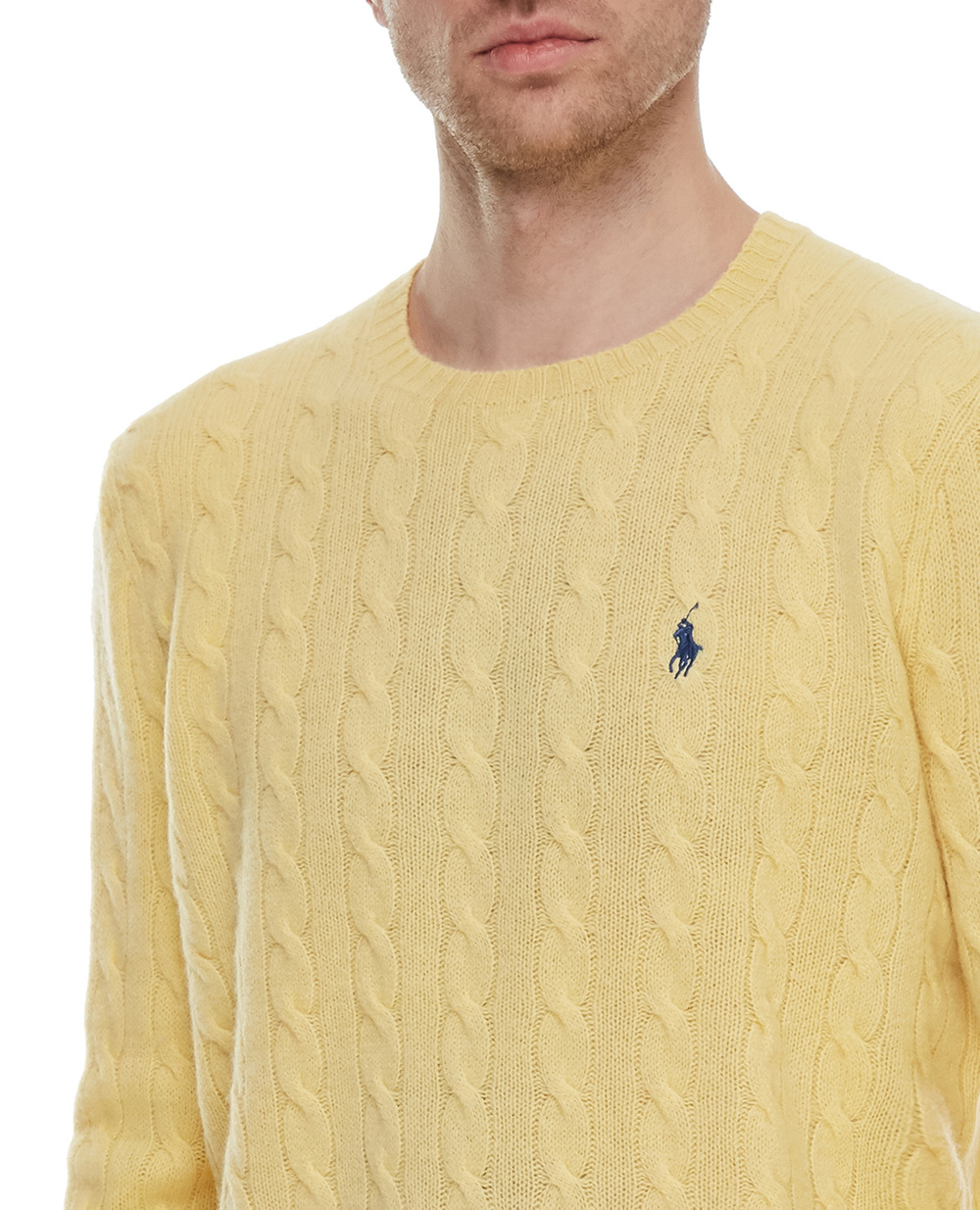 Шерстяной джемпер Polo Ralph Lauren 710719546028, желтый цвет • Купить в интернет-магазине Kameron