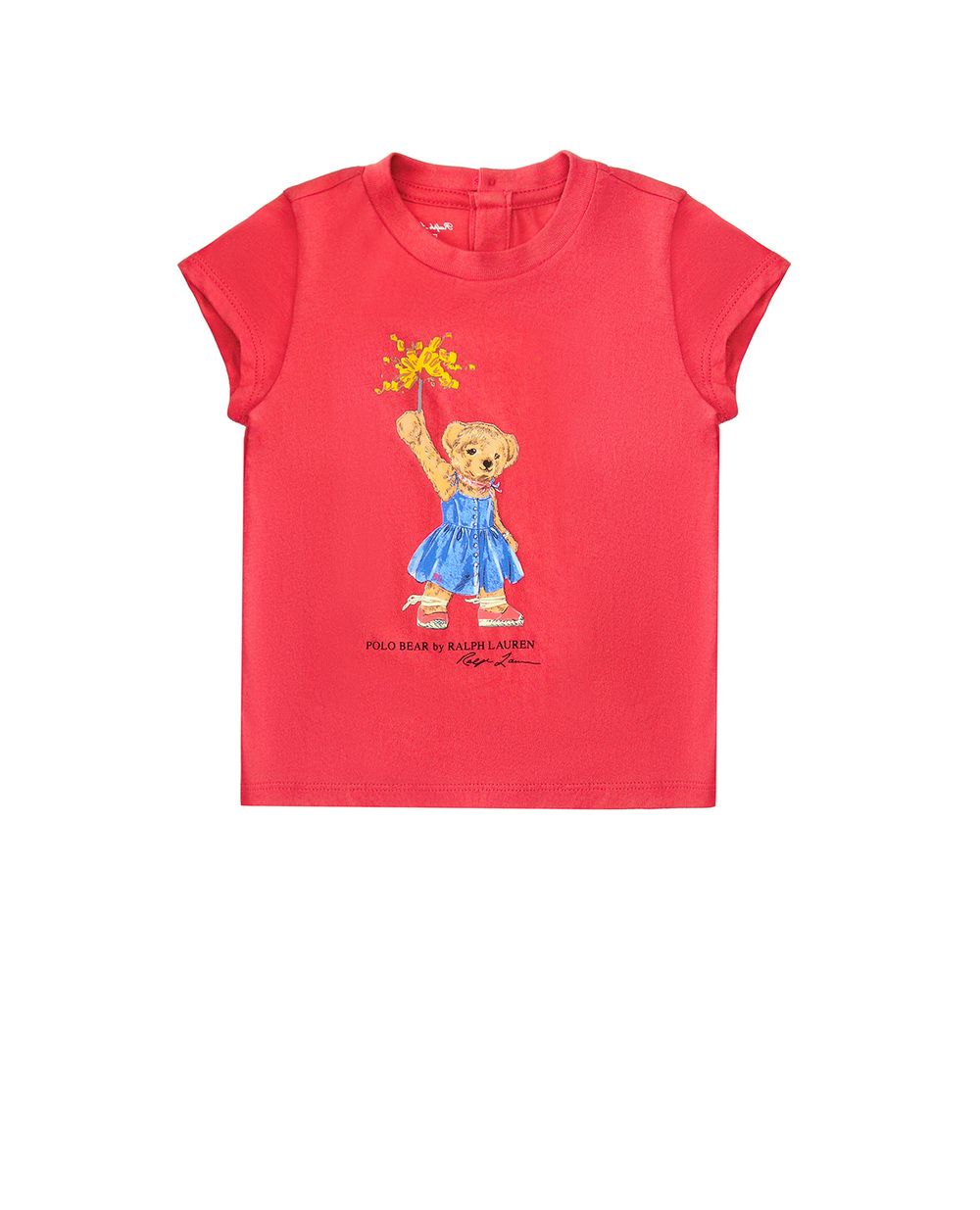 Детская футболка Polo Bear Polo Ralph Lauren Kids 310790444002, красный цвет • Купить в интернет-магазине Kameron