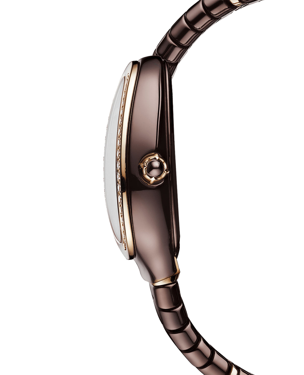 Часы Serpenti Spiga Bulgari 103060, коричневый цвет • Купить в интернет-магазине Kameron