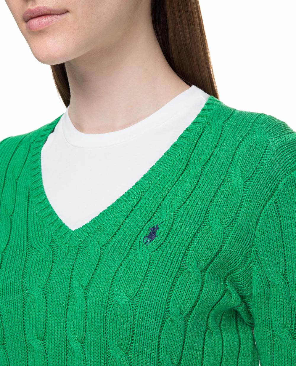 Пуловер Polo Ralph Lauren 211580008052, зелений колір • Купити в інтернет-магазині Kameron