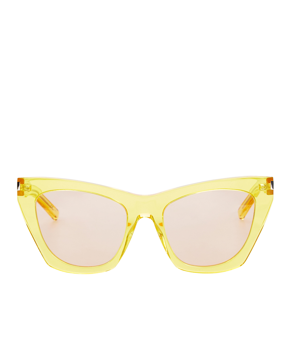 Солнцезащитные очки Saint Laurent 508654-Y9901, желтый цвет • Купить в интернет-магазине Kameron
