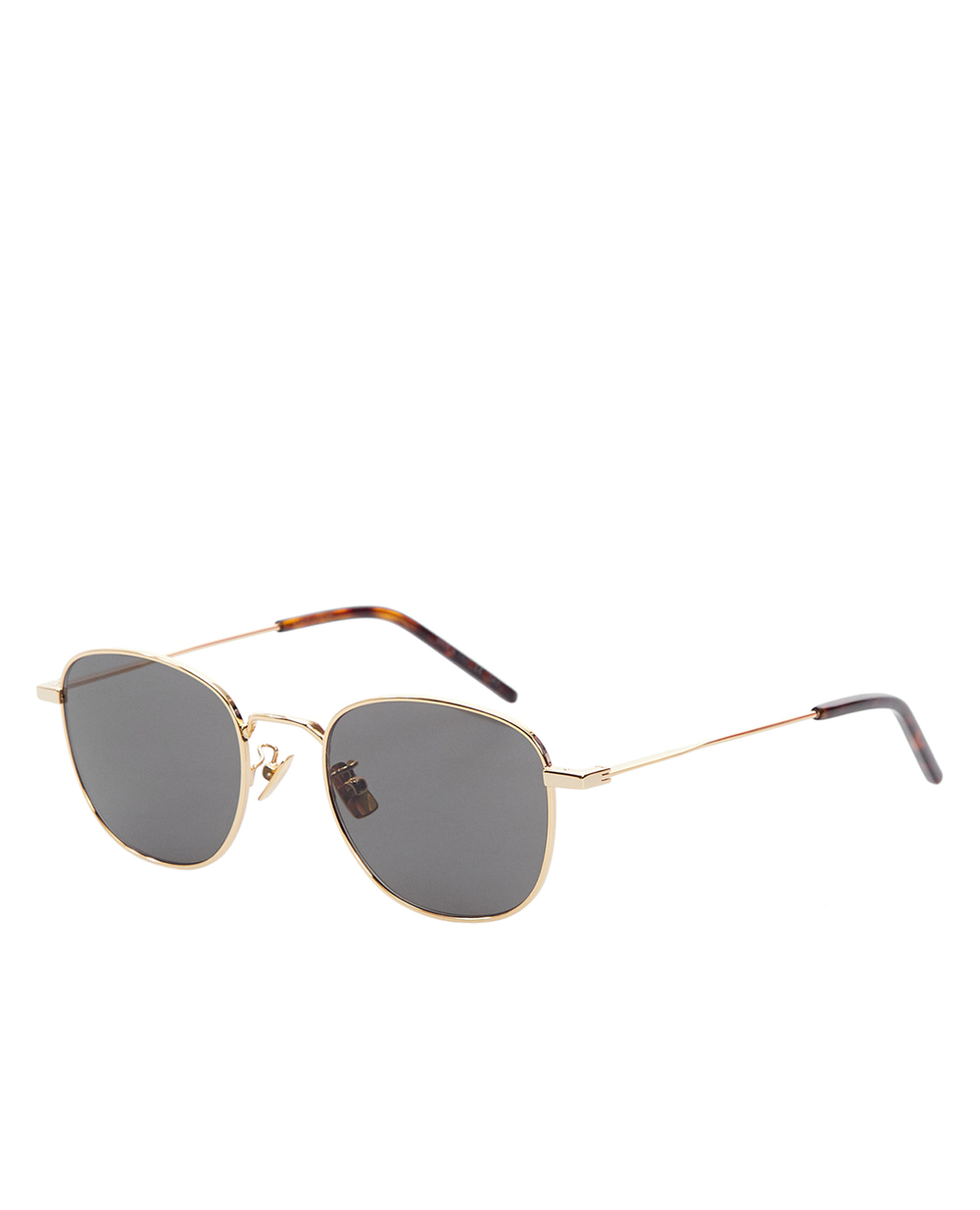 Солнцезащитные очки Saint Laurent 571171-Y9902, золотой цвет • Купить в интернет-магазине Kameron