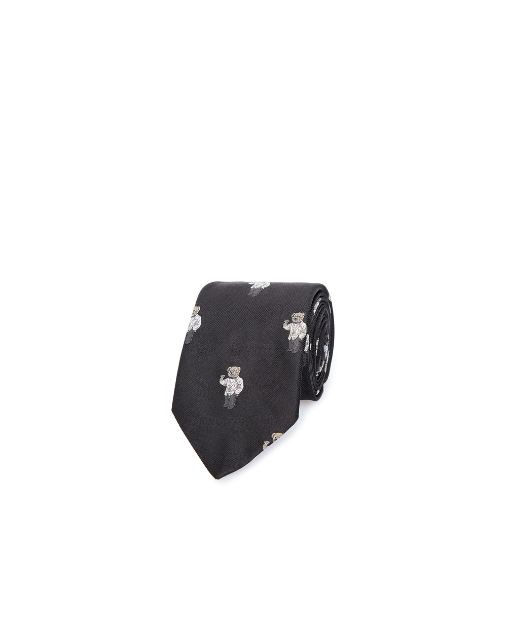 Шелковый галстук Polo Ralph Lauren 712724998001, черный цвет • Купить в интернет-магазине Kameron