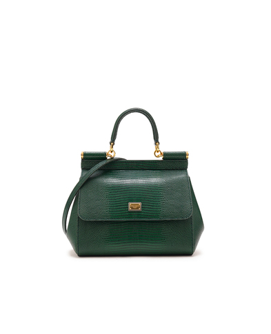 Dolce&Gabbana Шкіряна сумка Sicily Medium - Артикул: BB6003-A1095
