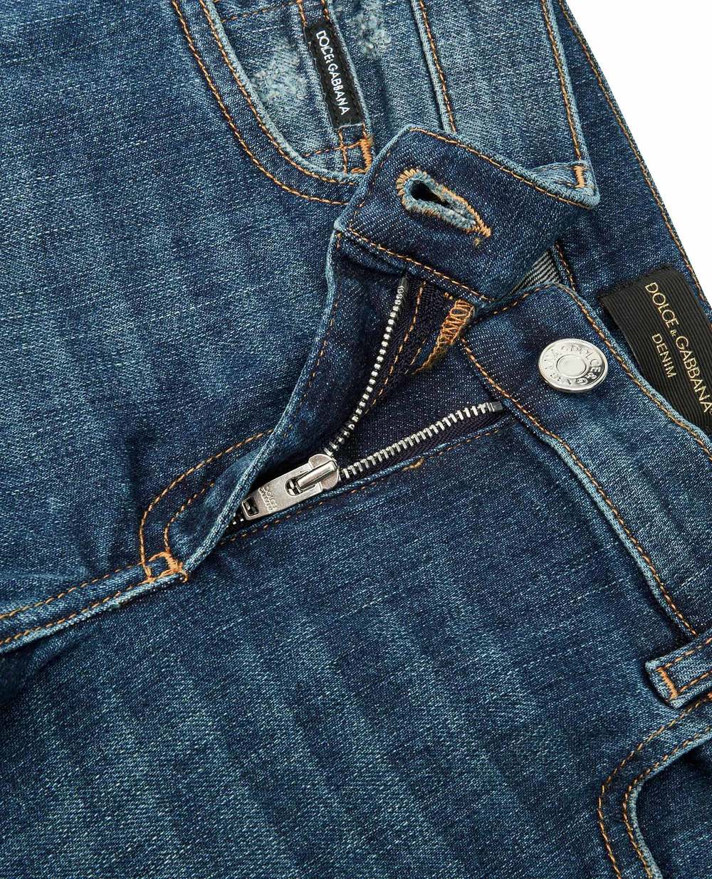 Детские джинсы Dolce&Gabbana Kids L51F69-LD954-S, синий цвет • Купить в интернет-магазине Kameron