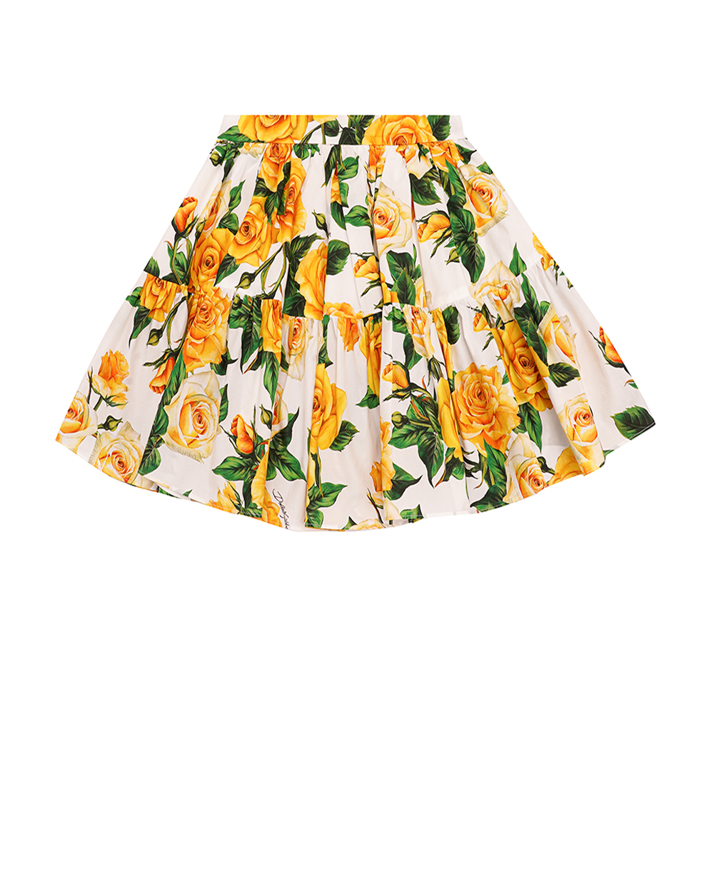 Детская юбка Dolce&Gabbana Kids L54I49-HS5QR-S, желтый цвет • Купить в интернет-магазине Kameron