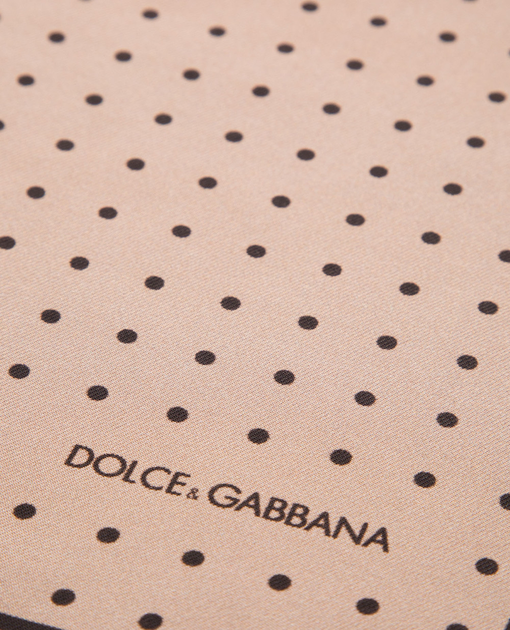 шовкова хустинка Dolce&Gabbana GR412E-G0WJY, коричневий колір • Купити в інтернет-магазині Kameron