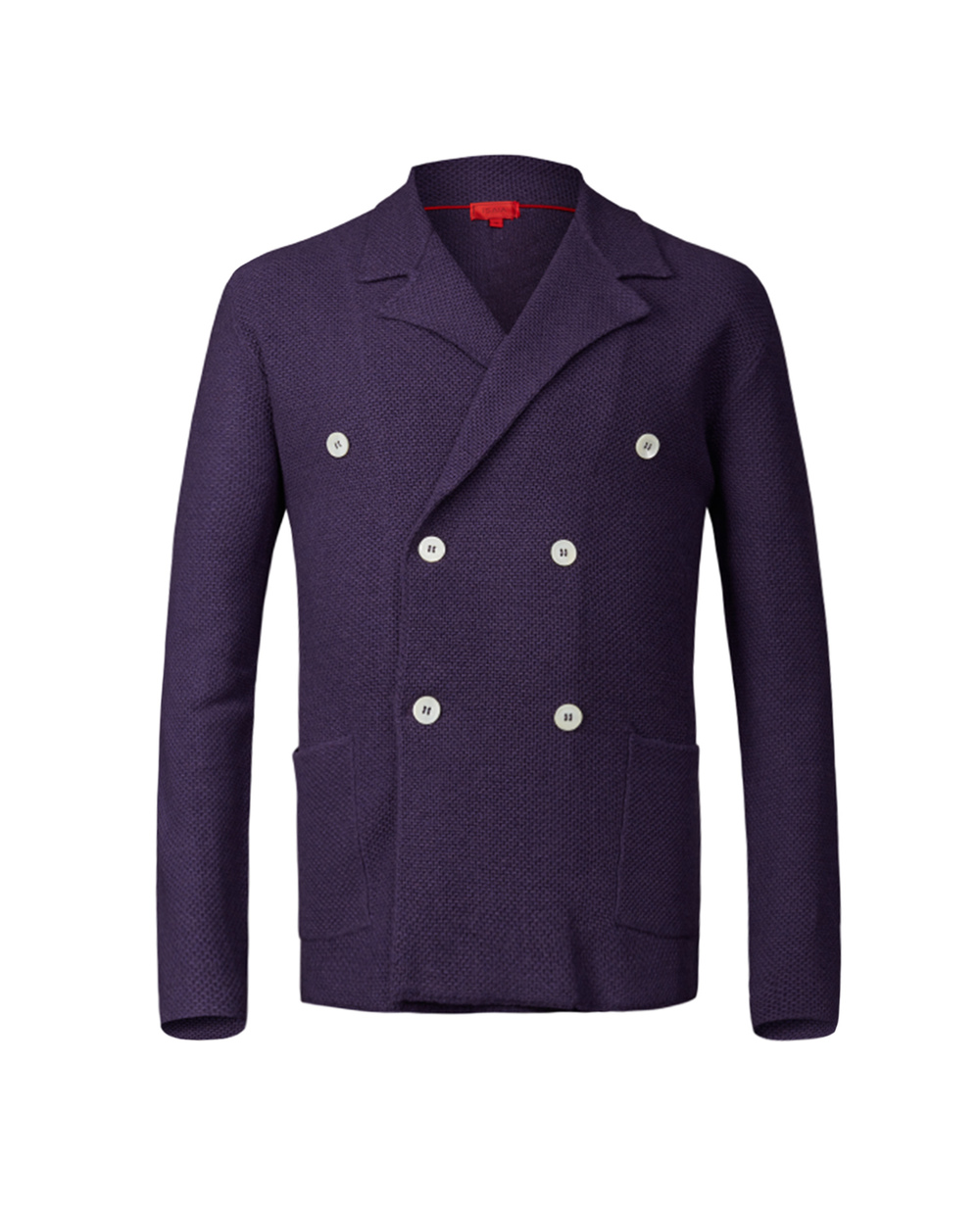 Шерстяной пиджак ISAIA MG7641.YP005, фиолетовый цвет • Купить в интернет-магазине Kameron