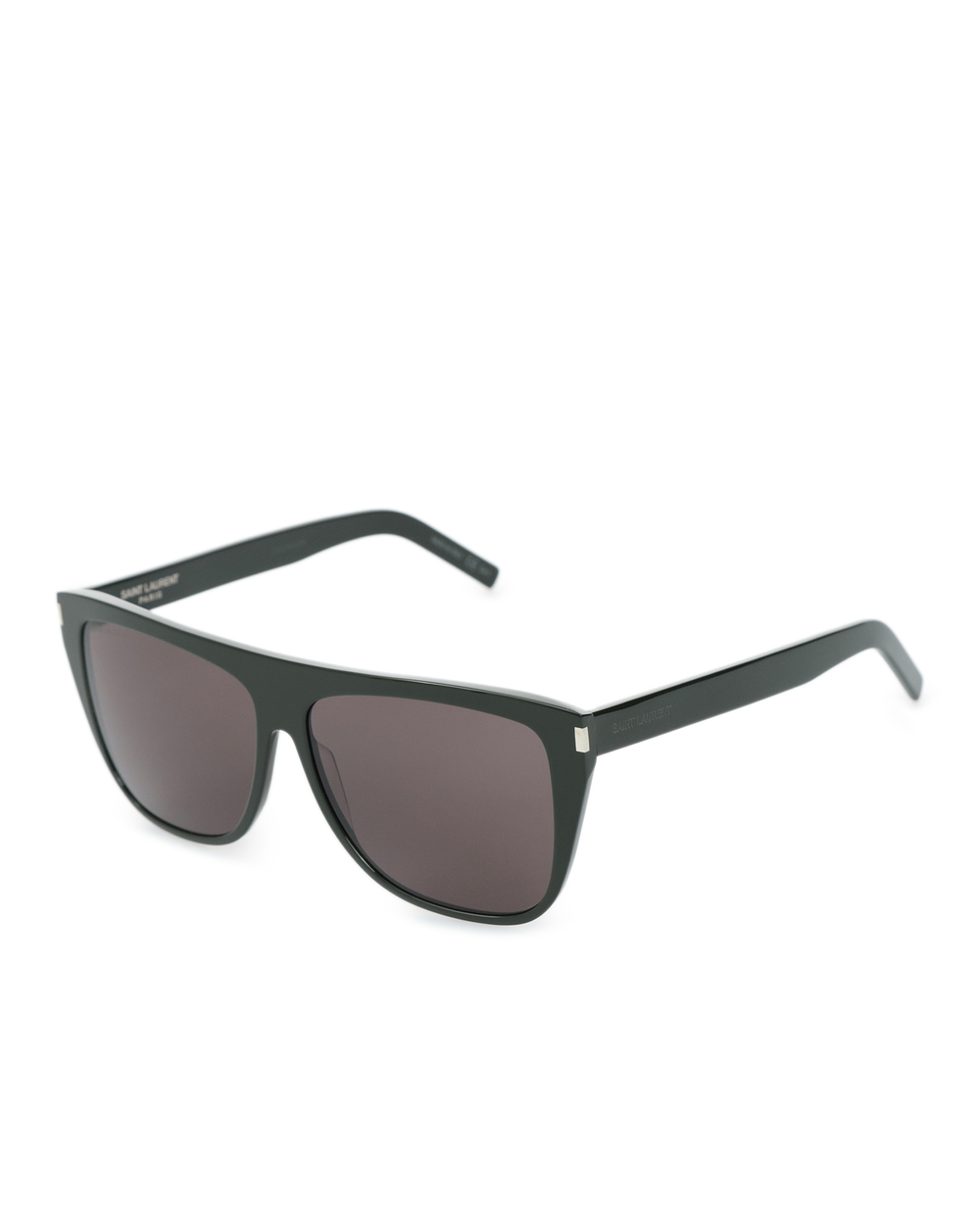 Сонцезахисні окуляри Saint Laurent SL 1 SLIM-006, зелений колір • Купити в інтернет-магазині Kameron