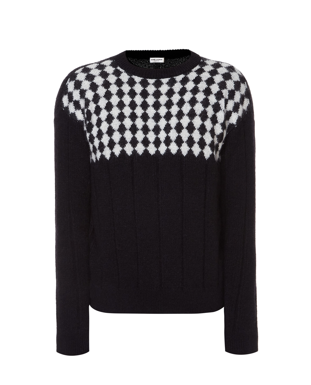 Шерстяной свитер Saint Laurent 665879-Y75DB, черный цвет • Купить в интернет-магазине Kameron