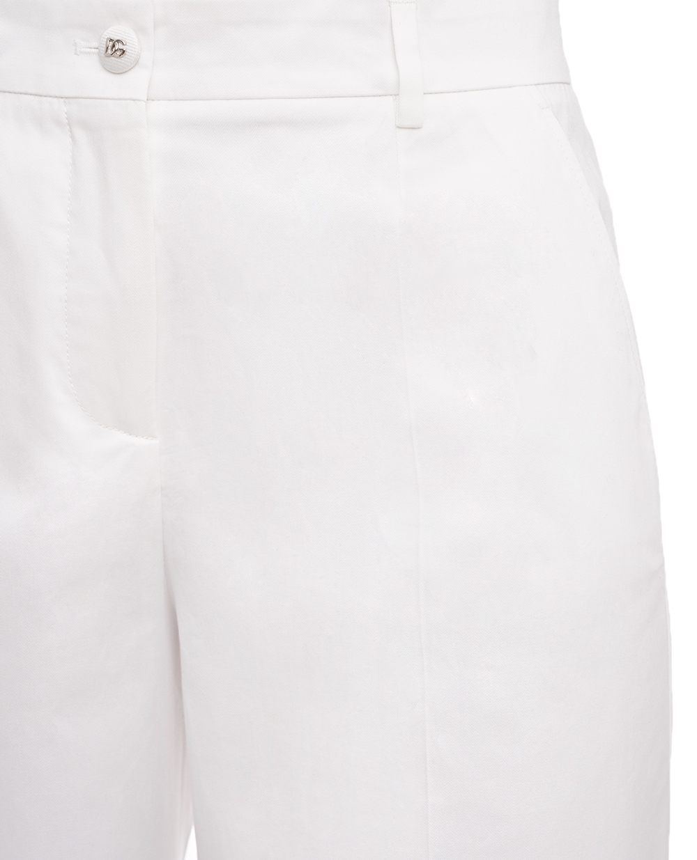 Штани Dolce&Gabbana FTC0VT-FUFJR, білий колір • Купити в інтернет-магазині Kameron