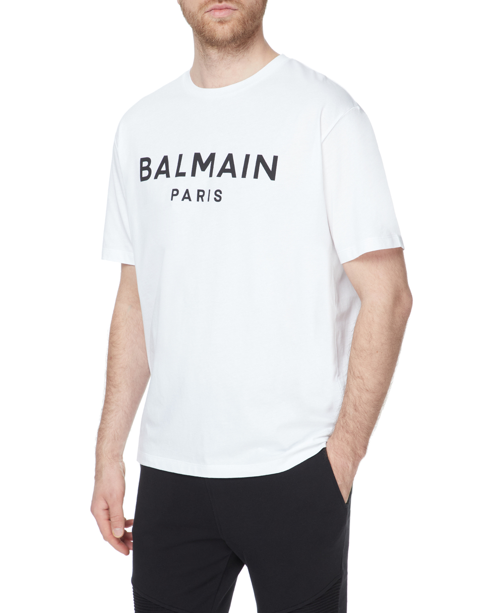 Футболка Balmain AH1EG000BB73, білий колір • Купити в інтернет-магазині Kameron