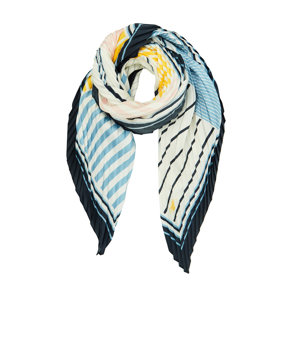Шелковый платок Polo Ralph Lauren 455842548001, разноцветный цвет • Купить в интернет-магазине Kameron