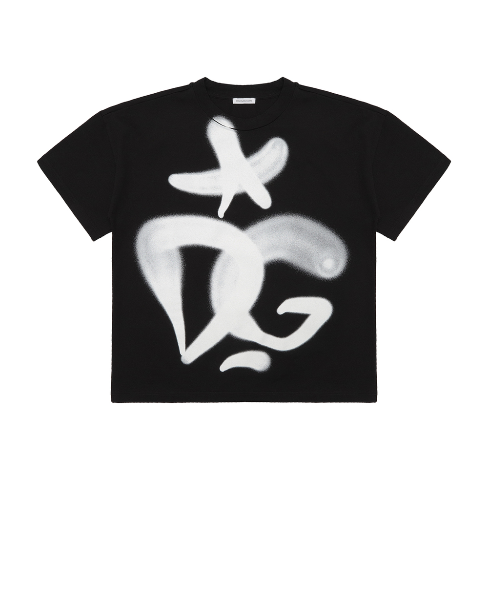 Дитяча футболка Dolce&Gabbana Kids L4JTDV-G7F5N-S, чорний колір • Купити в інтернет-магазині Kameron