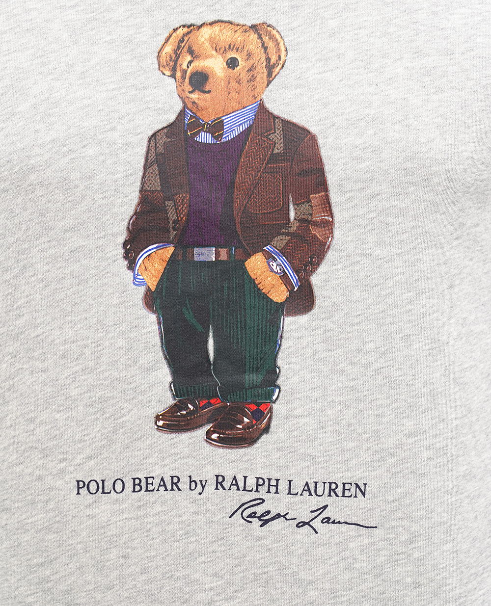 Худи Polo Bear Polo Ralph Lauren 710853309027, серый цвет • Купить в интернет-магазине Kameron