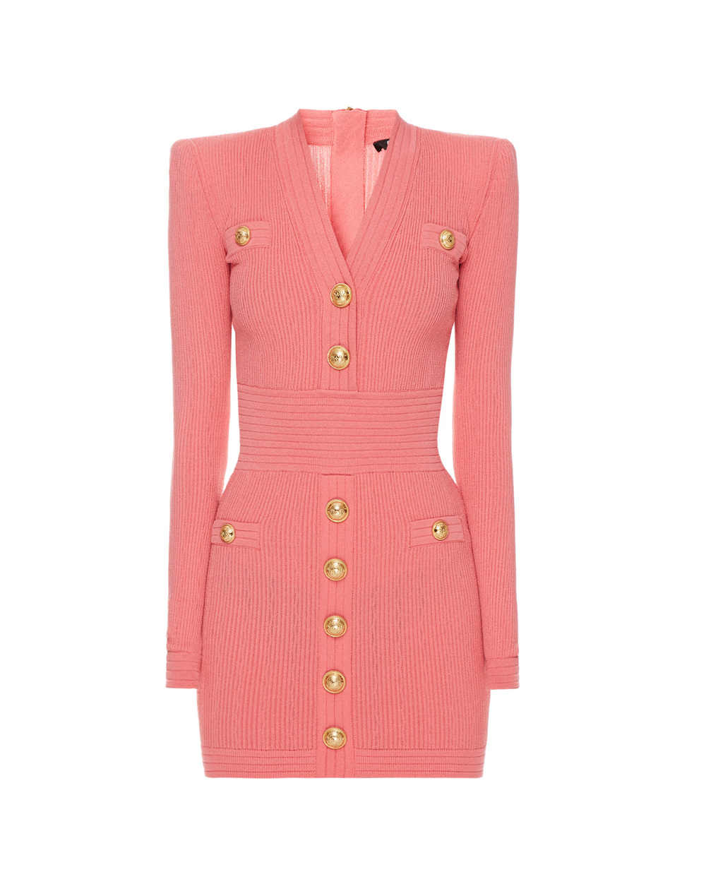 Сукня Balmain XF1R8060KB00, рожевий колір • Купити в інтернет-магазині Kameron