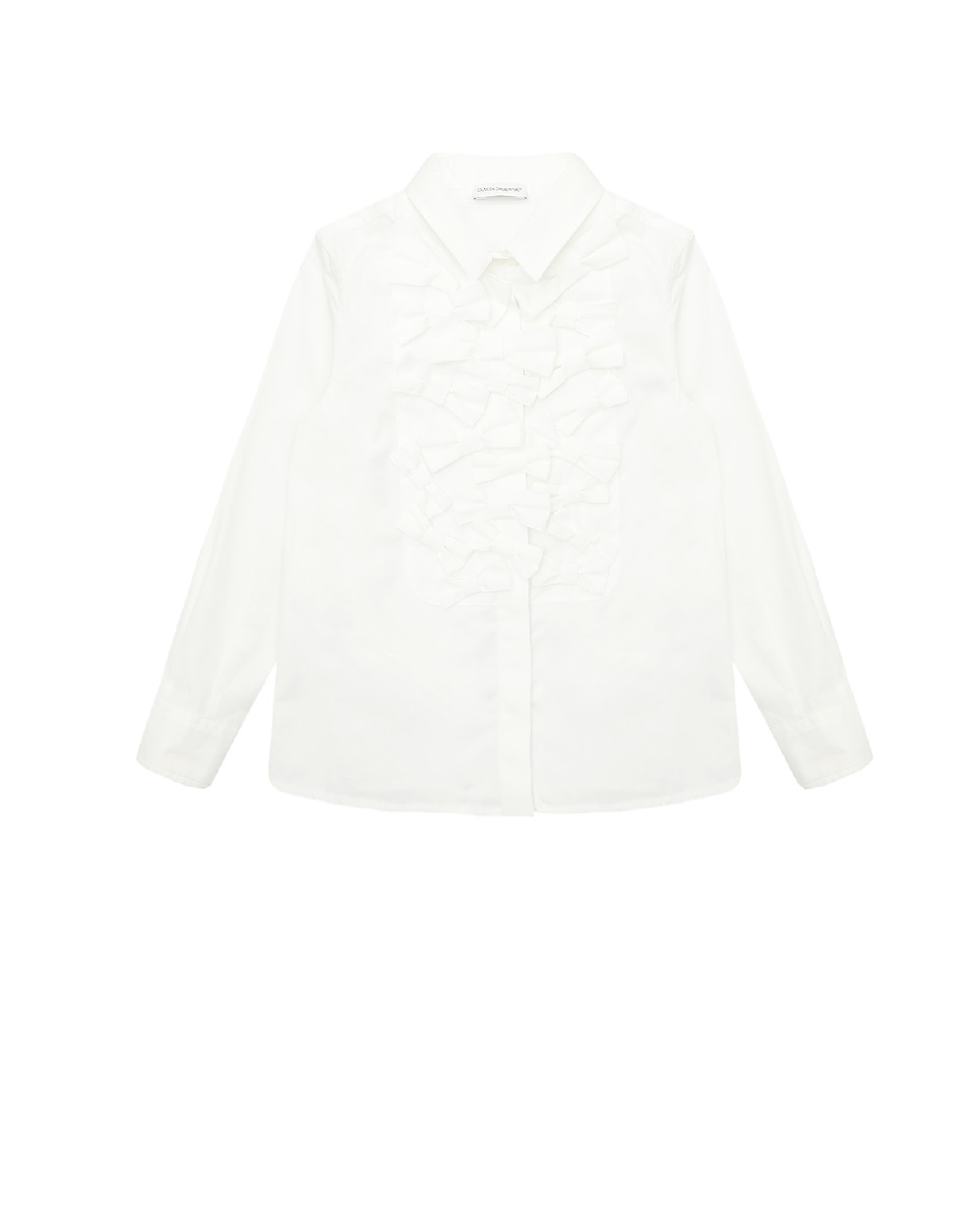 Детская блуза Dolce&Gabbana Kids L53S30-FU5GK-S, белый цвет • Купить в интернет-магазине Kameron