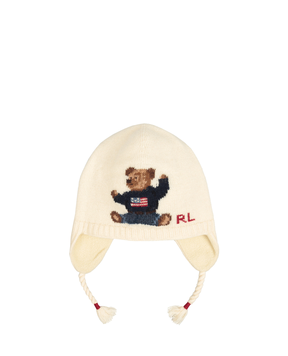 Вовняна шапка Polo Ralph Lauren Kids 312761685002, білий колір • Купити в інтернет-магазині Kameron
