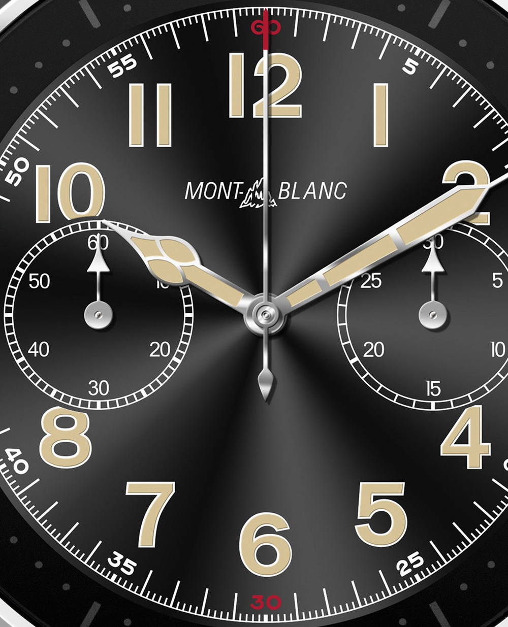 Годинник Montblanc Summit Lite Montblanc 128410, чорний колір • Купити в інтернет-магазині Kameron