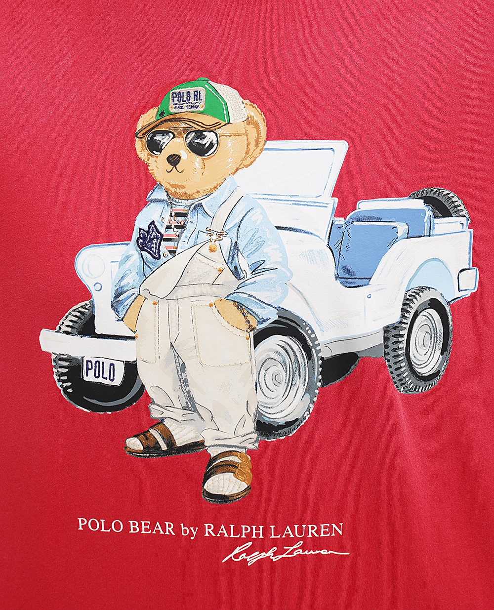 Футболка Polo Bear Polo Ralph Lauren 211935590001, красный цвет • Купить в интернет-магазине Kameron