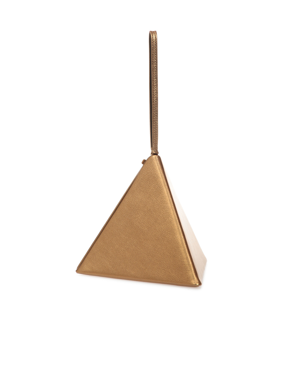 Шкіряна сумка Pyramid Saint Laurent 533469-09E0W, бронзовий колір • Купити в інтернет-магазині Kameron