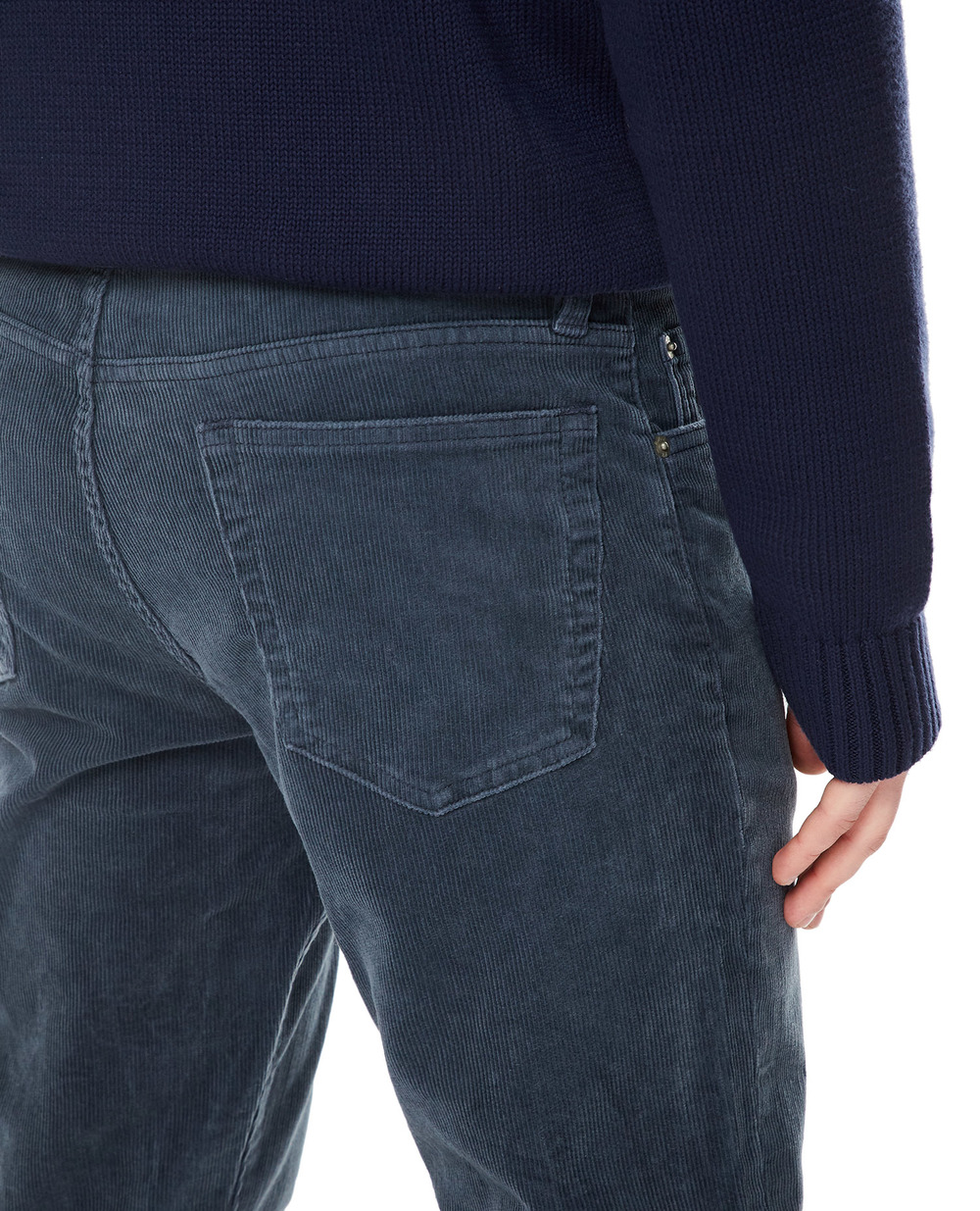 Вельветові штани Polo Ralph Lauren 710824200011, темно синій колір • Купити в інтернет-магазині Kameron