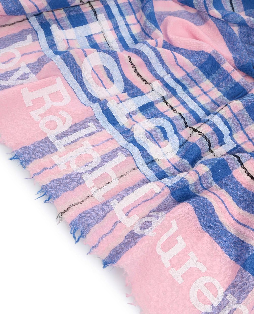 Шерстяной шарф Polo Ralph Lauren 455765404001, розовый цвет • Купить в интернет-магазине Kameron