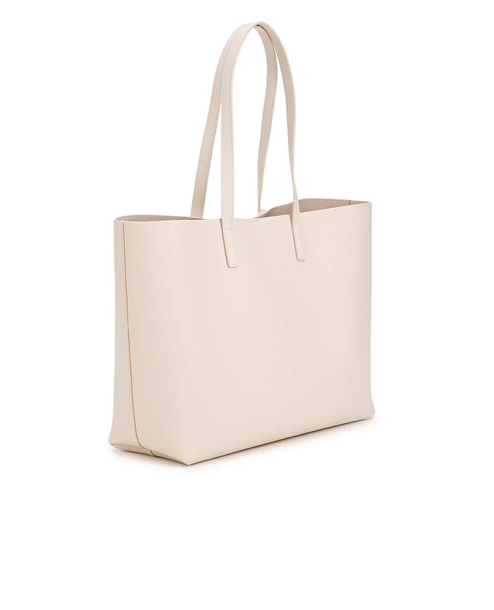 Кожаная сумка Shopping Bag Saint Laurent 600281-CSV0J, бежевый цвет • Купить в интернет-магазине Kameron