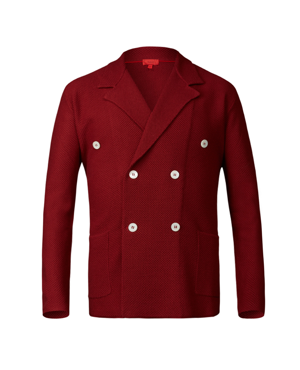 Вовняний піджак ISAIA MG7641.YP005, бордовий колір • Купити в інтернет-магазині Kameron