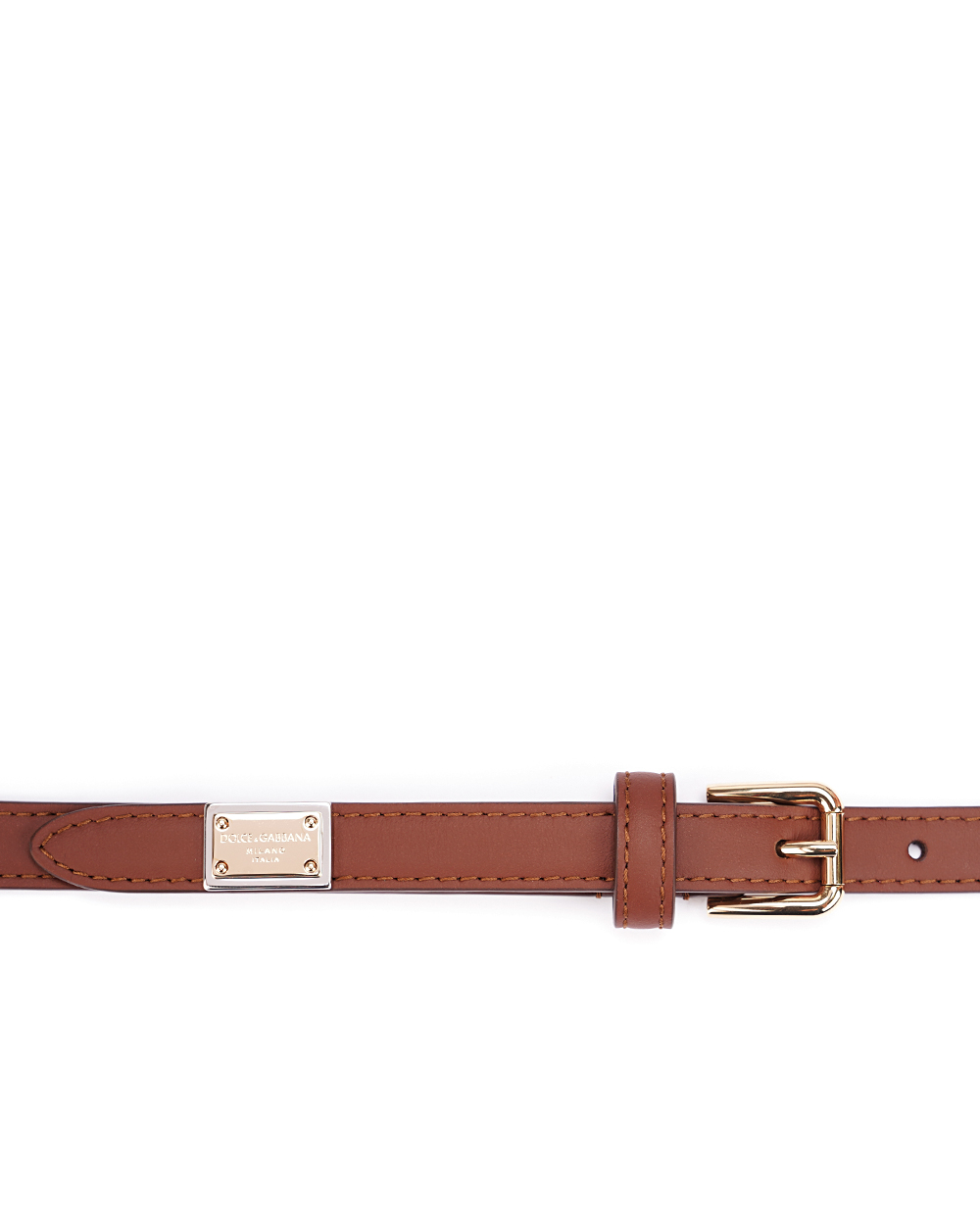 Кожаный ремень Dolce&Gabbana BE1611-A1065, коричневый цвет • Купить в интернет-магазине Kameron