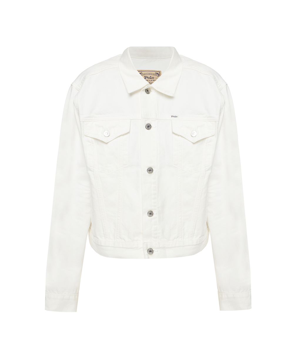 Джинсова куртка Polo Ralph Lauren 211834028001, білий колір • Купити в інтернет-магазині Kameron