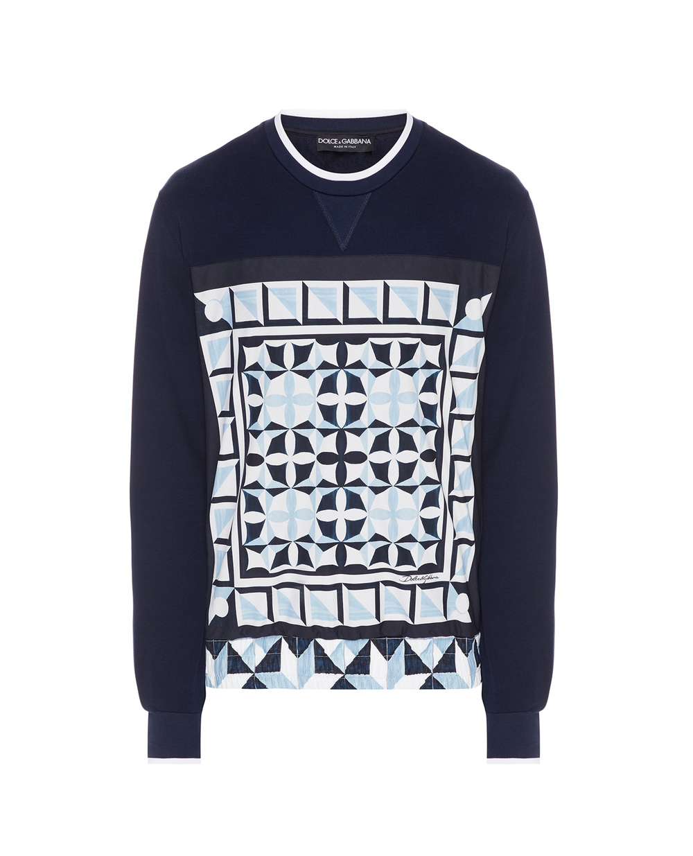 Свитшот Dolce&Gabbana G9SJ9T-G7WPX, синий цвет • Купить в интернет-магазине Kameron