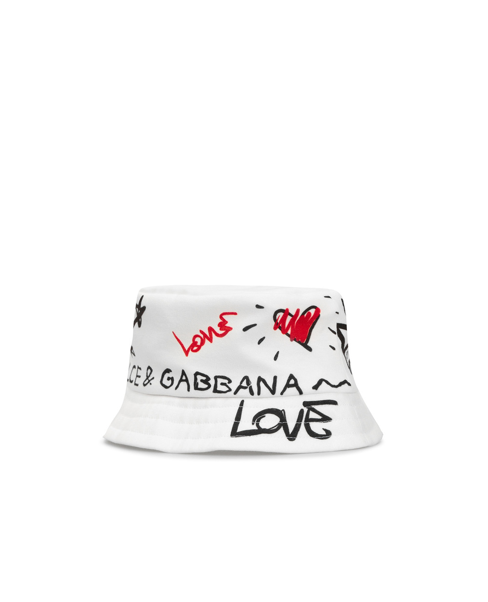 Подарочный набор (ромпер, панама) Dolce&Gabbana Kids L1JO4E-G7B8W, белый цвет • Купить в интернет-магазине Kameron
