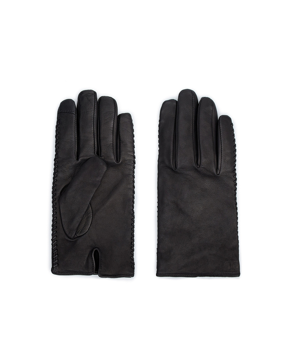 Кожаные перчатки Polo Ralph Lauren 455731034001, черный цвет • Купить в интернет-магазине Kameron