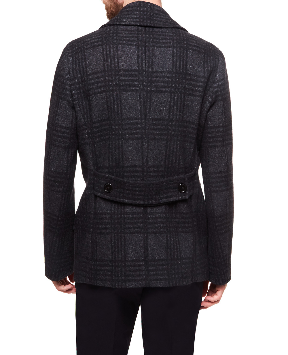 Вовняне пальто Dolce&Gabbana G023RT-FQ7BD, сірий колір • Купити в інтернет-магазині Kameron