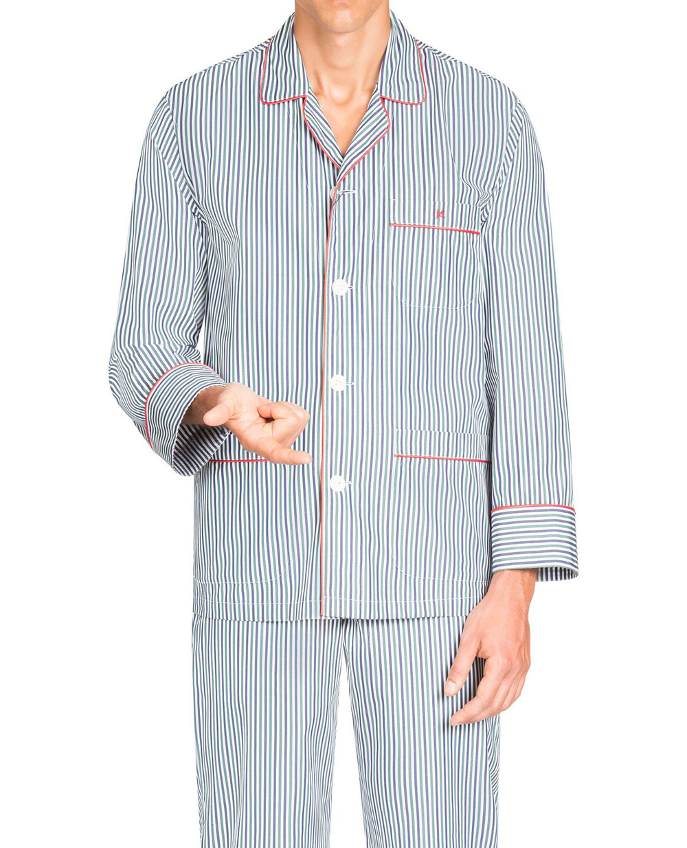 Піжама (сорочка, штани, шорти) ISAIA PG7949+7950+7951.KM354, синій колір • Купити в інтернет-магазині Kameron