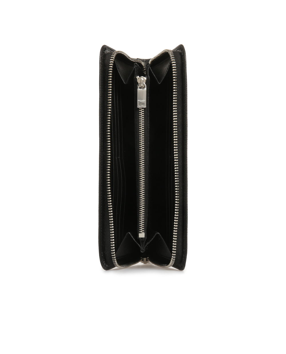 Кожаный кошелек Saint Laurent 534290-BTY0N-, черный цвет • Купить в интернет-магазине Kameron